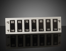 60 - 90°C Temp Range, Liquid Crystal Thermometers (10/Pack)